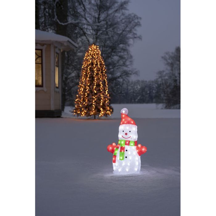 KONSTSMIDE AKRYYLILUMIUKKO 50 CM, 88 VALKOINEN LED