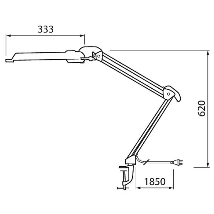 AIRAM CAMPUS LED 7,2W G23 IP20, MUSTA