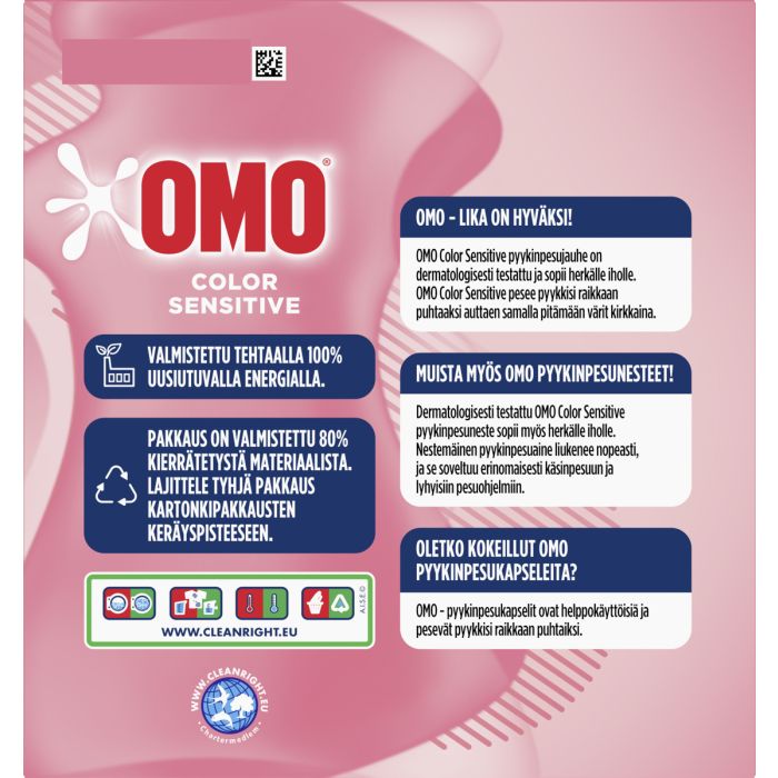 OMO SENSITIVE COLOR 1,26KG 1,26 KG