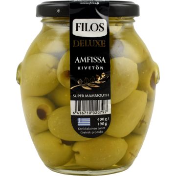FILOS DELUXE VIHREÄ OLIIVI KIVETÖN 190 G