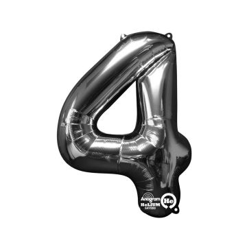 NUMEROFOLIO 4, HOPEANVÄRINEN 66 CM