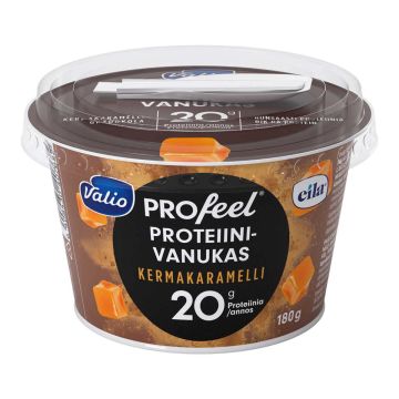 VALIO PROFEEL PROTEIINIVANUKAS KERMAKARAMELLI LAKTON 180 G