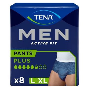 TENA MEN ACTIVE FIT PANTS LARGE 8 KPL 8 KPL