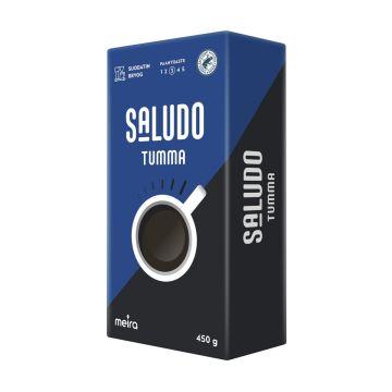 SALUDO TUMMA PAAHTO SUODATINKAHVI 450 G