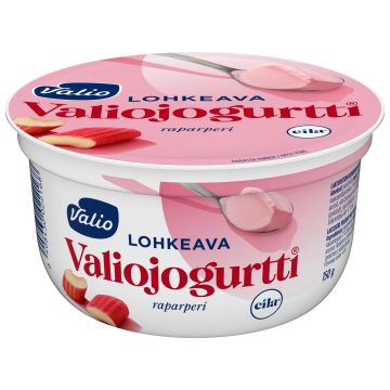 VALIO JOGURTTI LOHKEAVA RAPARPERI LAKTON 150 G
