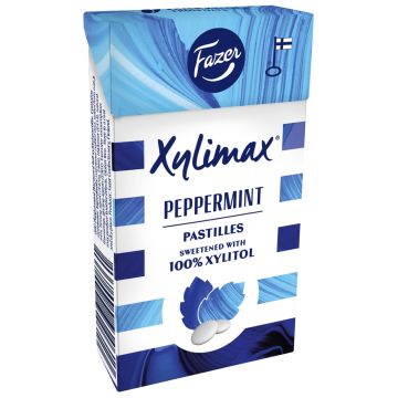 FAZER XYLIMAX PIPARMINTTU TÄYSKSYLITOLIPASTILLI 38 G