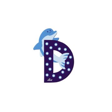 SEVI LETTER D DOLPHIN