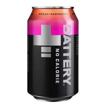 BATTERY NO CALORIES PEACH-RASPBERRY TLK 330 ML