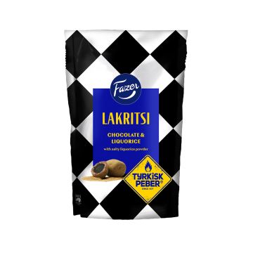 FAZER LAKRITSI CHOCOLATE TYRKISK PEBER 135 G