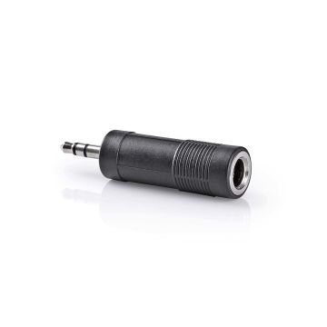 NEDIS STEREO AUDIO SOVITIN 3.5 MM UROS - 6.35 MM NAARAS MUSTA