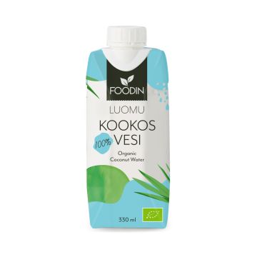 FOODIN KOOKOSVESI LUOMU 330 ML