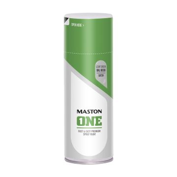 MASTON SPRAYMAALI ONE SATIINI VAALEANVIHREÄ RAL6018 400 ML