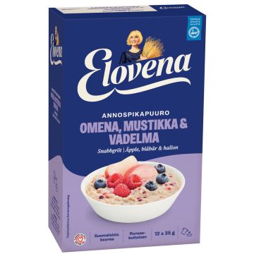 ELOVENA HETKI OMENA & VADELMA & MUSTIKKA ANNOSPIKAPUURO 420 G
