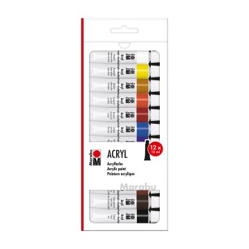 MARABU AKRYYLIVÄRILAJITELMA 12 X 12ML