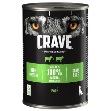 CRAVE KOIRAN MUREKE ADULT LAMMAS & HÄRKÄ 400 G