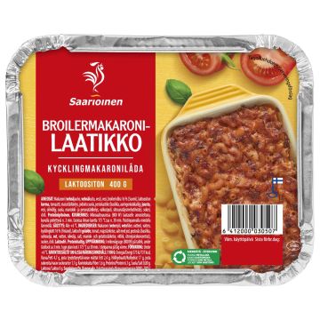 SAARIOINEN BROILERMAKARONILAATIKKO 400 G
