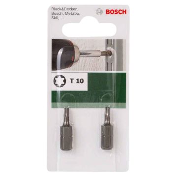 BOSCH RUUVAUSKÄRKI TORX 10 2KPL EXTRA HARD 25MM