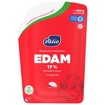 VALIO EDAM 17% VIIPALE 300 G