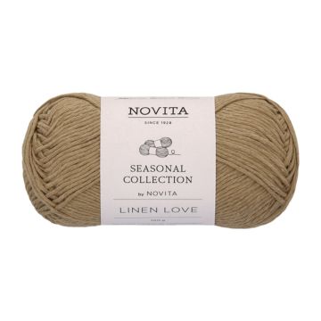 NOVITA  LINEN LOVE 100 G LATTE 613 