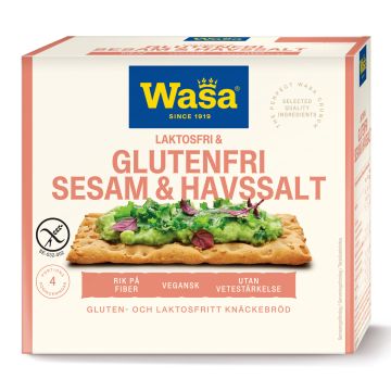 WASA SESAM&MERISUOLA NÄKKILEIPÄ GTON JA LAKTON 240 G