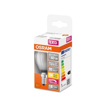 OSRAM LED SUPERSTAR CL P PIENIKUP. LAMPPU GL FR 40 5W 2700K E14