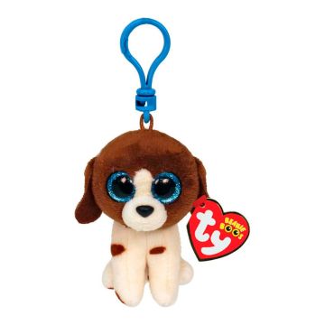 TY MUDDLES - BROWN/WHITE DOG CLIP
