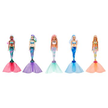 BARBIE COLOR REVEAL NUKKE GMT43 MERENNEITO PYRSTÖLLÄ
