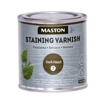 MASTON WOODMIX PETSILAKKA TUMMA PÄHKINÄ 250 ML