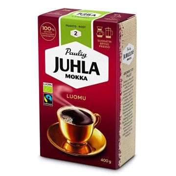 PAULIG JUHLA MOKKA LUOMU FTO 400 G