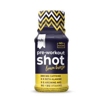 PULS PRE-WORKOUT SHOT LEMON 60 ML PULS PRE-WORKOUT SHOT LEMON 60 ML