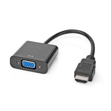 NEDIS HIGH SPEED HDMI-KAAPELI HDMI-LIITIN - VGA NAARAS 0.20 M M