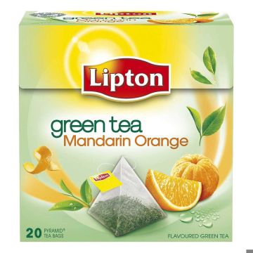 LIPTON GREEN TEA MANDARINE ORANGE 20PS