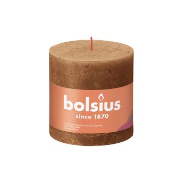 BOLSIUS PÖYTÄKYNTTILÄ 100/100 SPICE BROWN