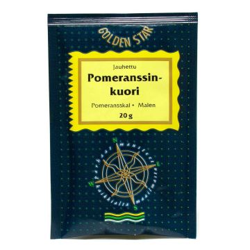 GOLDEN STAR POMERANSSINKUORI JAUHETTU 20 G