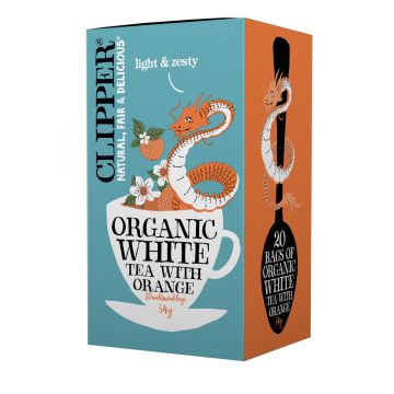 CLIPPER VALK TEE 20PS APPELSIINI LUOMU 34 G