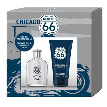 ROUTE 66 LAHJAPAKKAUS EASY WAY OF LIFE EDT+SUIHKUGEELI 250 ML
