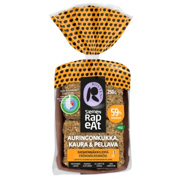 ROSTEN SIEMEN RAPEAT SIEMENNÄKKILEIPÄ AURINGONKUKKA, KAU