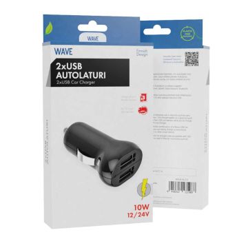 WAVE AUTOLATURI, 2X USB (10W) 