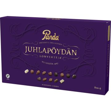 PANDA JUHLAPÖYDÄN KONVEHTEJA 800 G