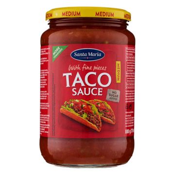 SANTA MARIA TEX MEX TACO SAUCE MEDIUM 800 G