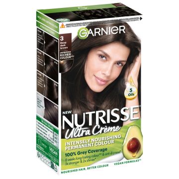 GARNIER NUTRISSE 3 SYVÄ TUMMANRUSKEA KESTOVÄRI