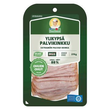 SNELLMAN OHUEN OHUT YLIKYPSÄ PALVIKINKKU 270 G