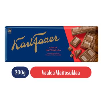 FAZER SUKLAALEVY VAALEA MAITOSUKLAA 200 G