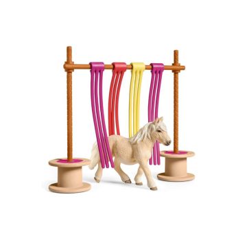 SCHLEICH PONY CURTAIN OBSTACLE 