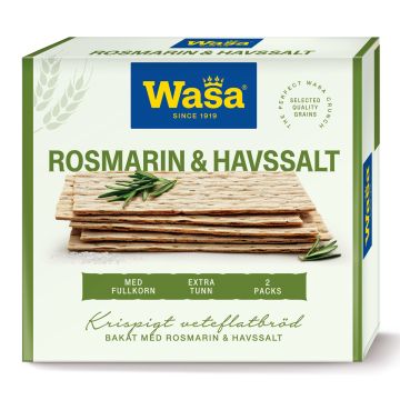 WASA ROSMARIINI & MERISUOLA NÄKKILEIPÄ 190 G