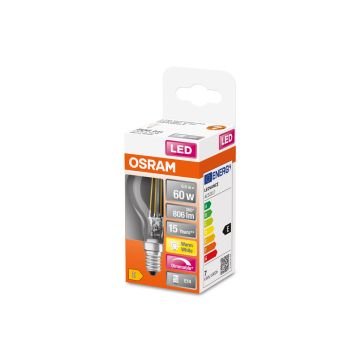 OSRAM LED SUPERSTAR CL P PIENIKUP. LAMPPU FIL 60 6,5W/ 2700K E1