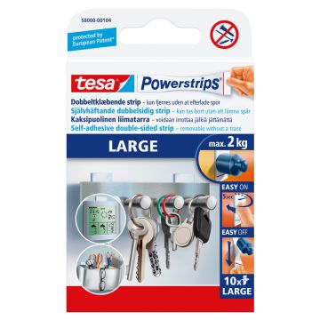 TESA POWERSTRIPS SUURI 10KPL 1,5KG