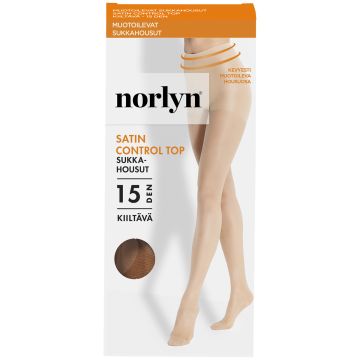 NORLYN SATIN CONTROL 15 DEN SUKKAHOUSUT, 9203 SAND 40-44