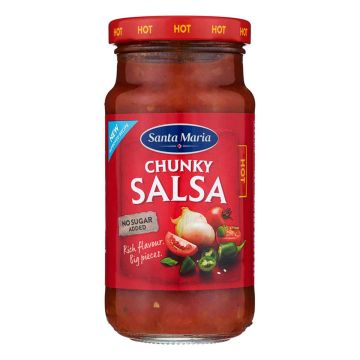 SANTA MARIA TEX MEX CHUNKY SALSA HOT 230 G