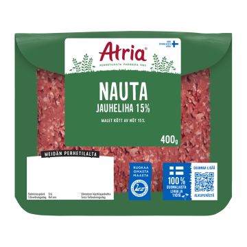 ATRIA NAUTA JAUHELIHA 15% 400 G ATRIA NAUTA JAUHELIHA 15% 400 G